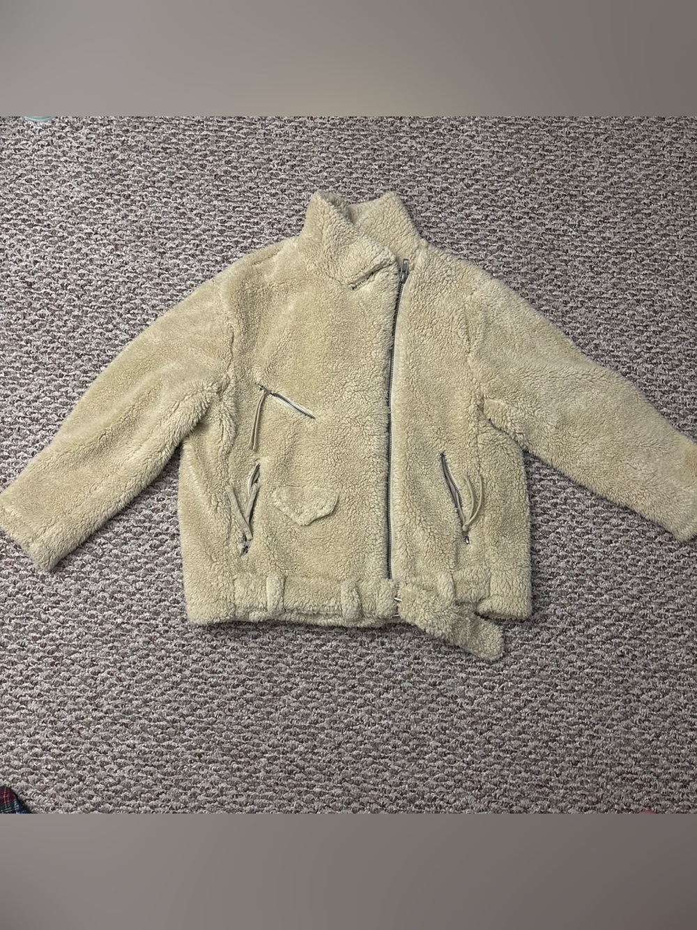FREE PEOPLE SO COZY SLOUCHY MOTO JACKET SIZE Medium